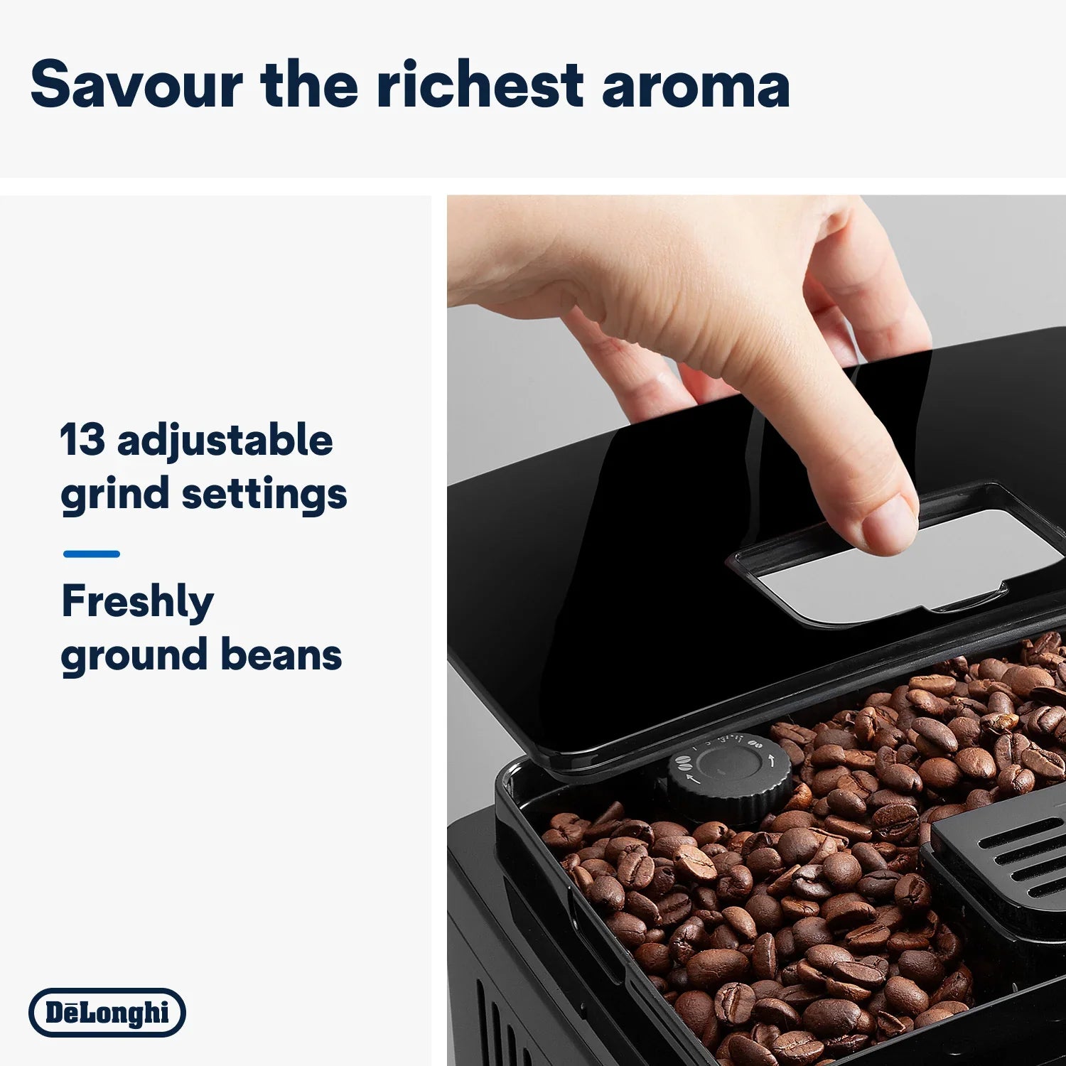 Delonghi  ECAM12.121.B - Magnifica S Bean to Cup Coffee Machine | Open Box