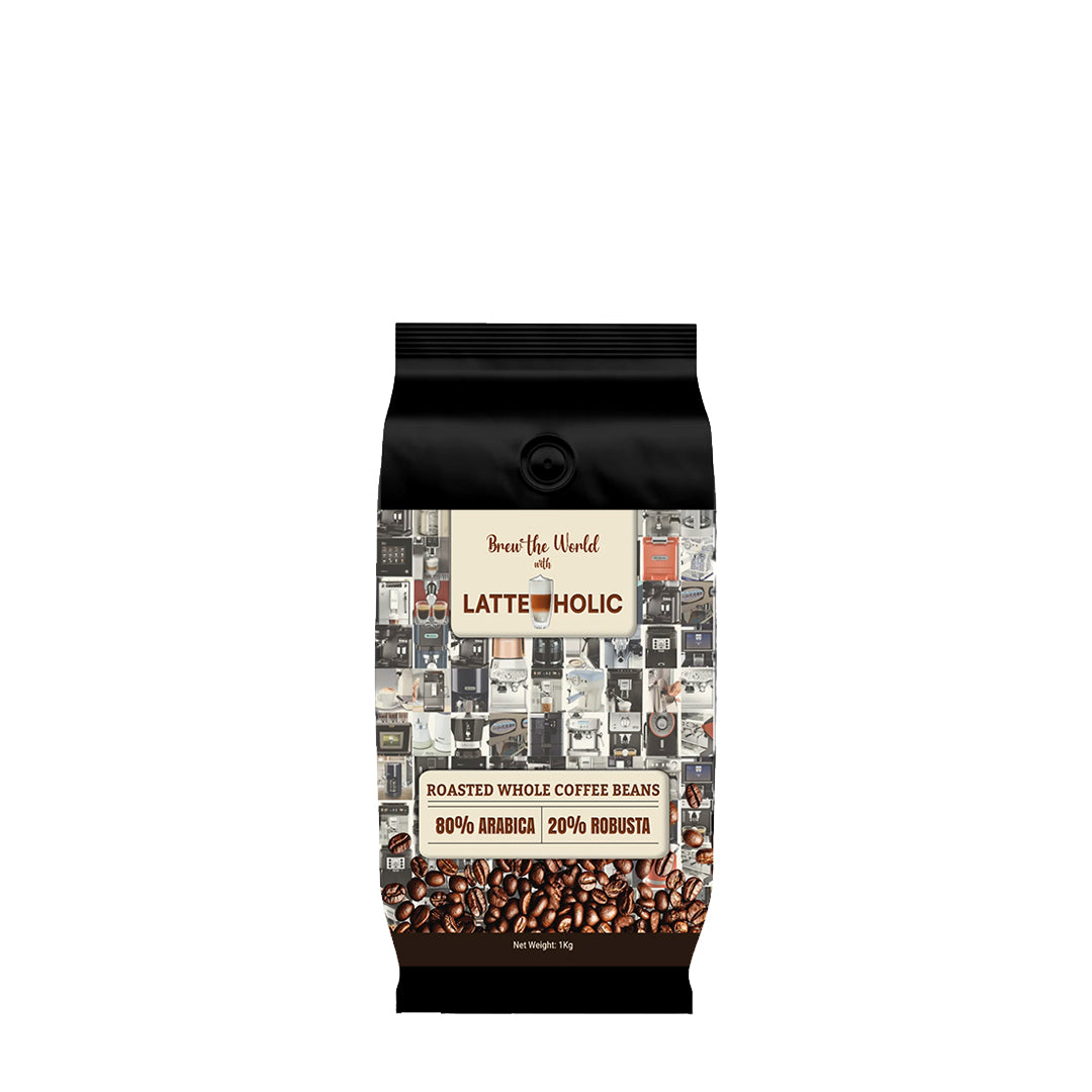 Latteholic 80% Arabica 20% Robusta Freshly Roasted Coffee Beans