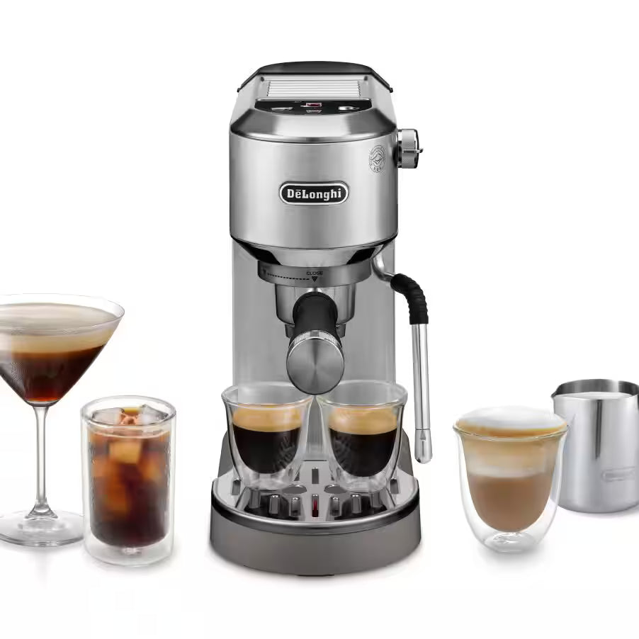Dedica Duo Espresso Machine with Cold Brew EC890 | Open Box Sale