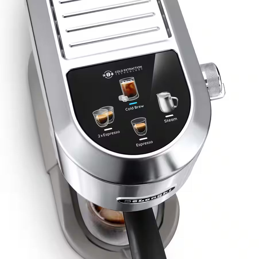 Dedica Duo Espresso Machine with Cold Brew EC890 | Open Box Sale