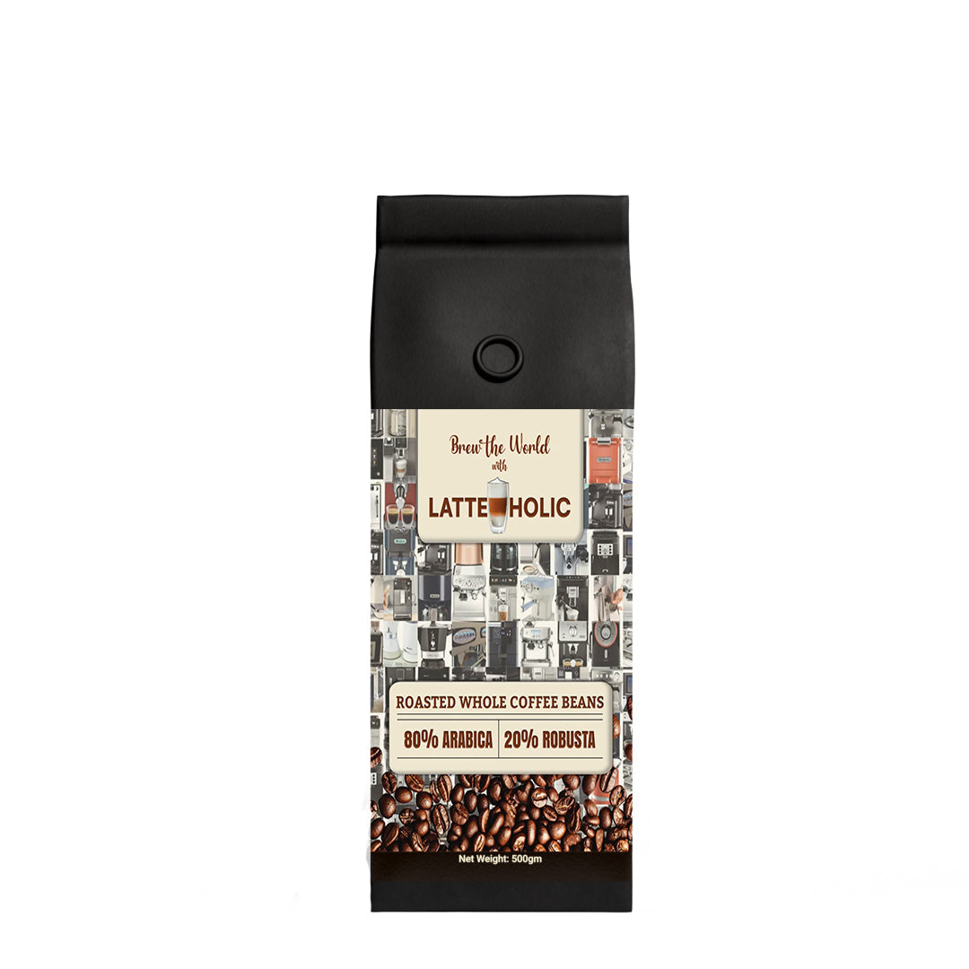 Latteholic 80% Arabica 20% Robusta Freshly Roasted Coffee Beans