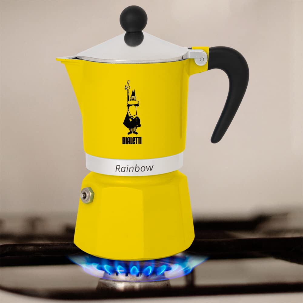 Bialetti RAINBOW 3 cup yellow