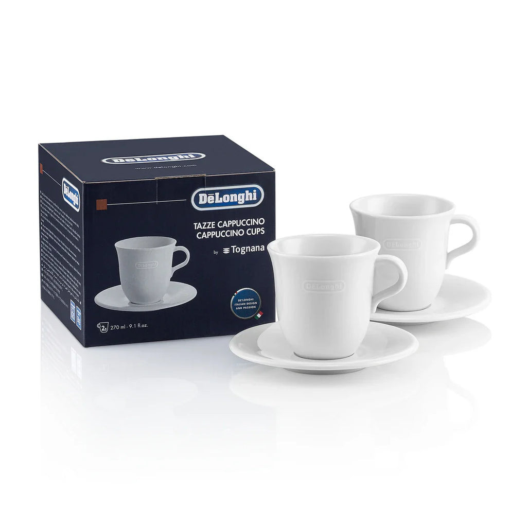 DeLonghi Set of 2 Ceramic Cups 270 ML