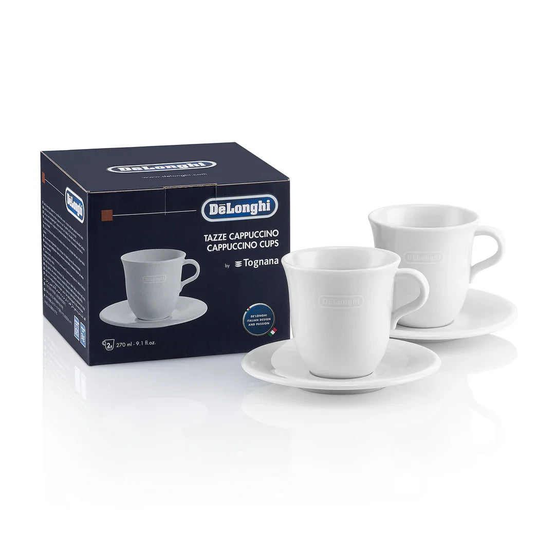 DeLonghi Set of 2 Ceramic Cups 270 ML
