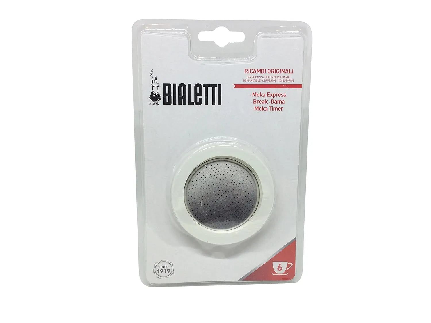 Bialetti Packing 3 gaskets and 1 filter for aluminium Coffee pot