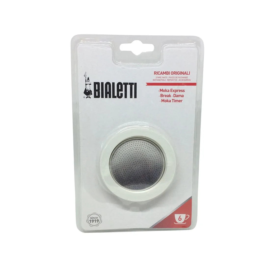 Bialetti Packing 3 gaskets and 1 filter for aluminium Coffee pot