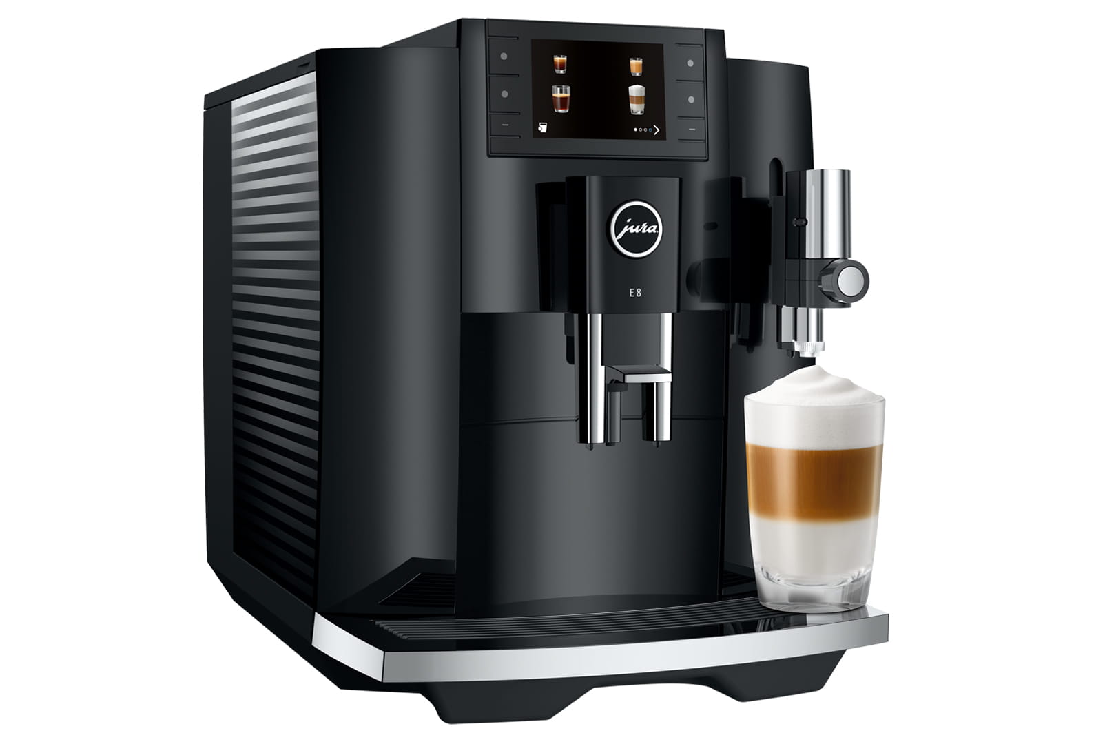 Jura E8 Piano Black Fully Automatic Coffee Machine | Open Box Sale