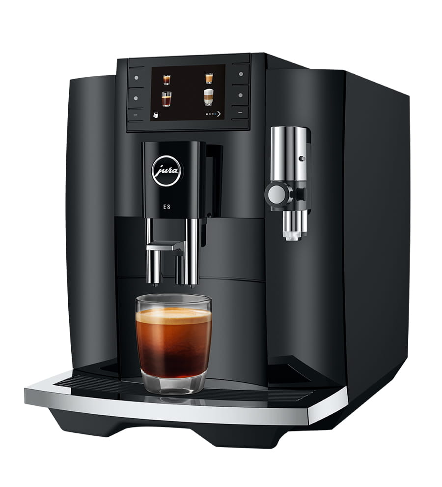 Jura E8 Piano Black Fully Automatic Coffee Machine | Open Box Sale