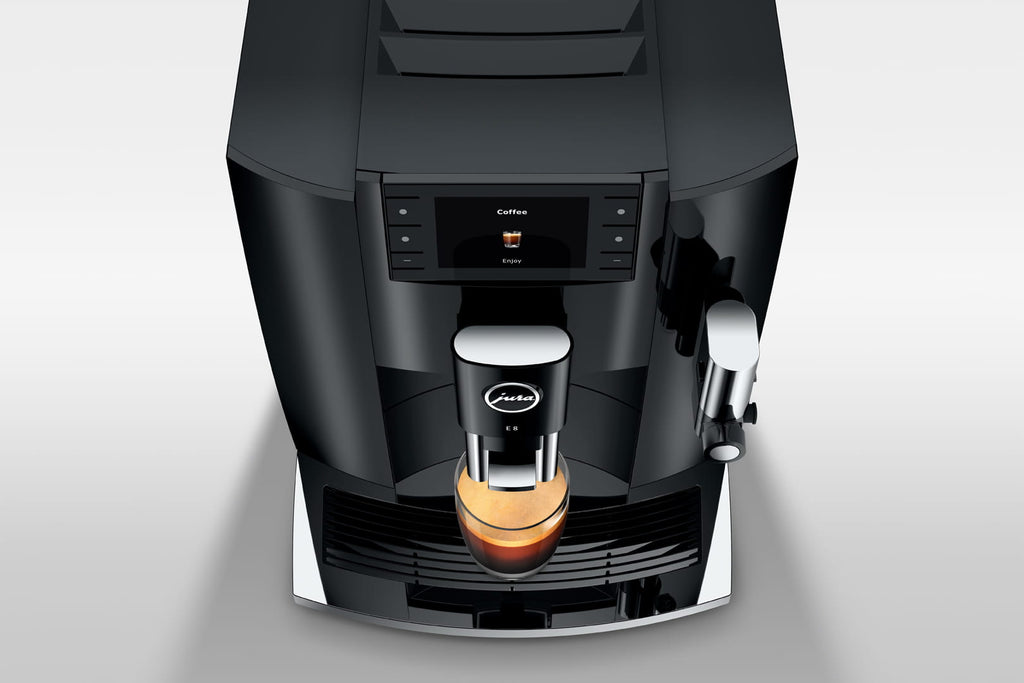 Jura E8 Piano Black Fully Automatic Coffee Machine