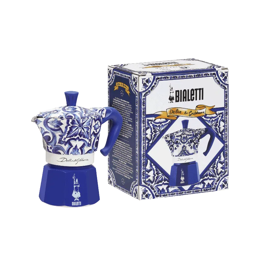 Bialetti MOKA EXPRESS 3 CUPS D&G BLU MEDITERRANEO
