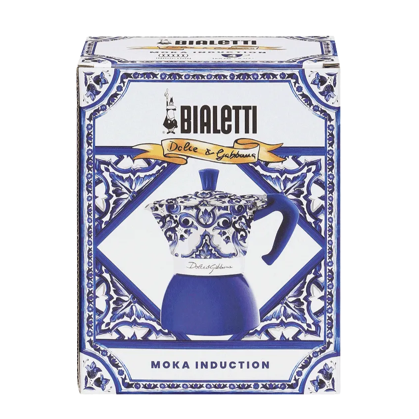 Bialetti MOKA INDUCTION 6 CUPS D&G BLU MEDITERRANEO 5357