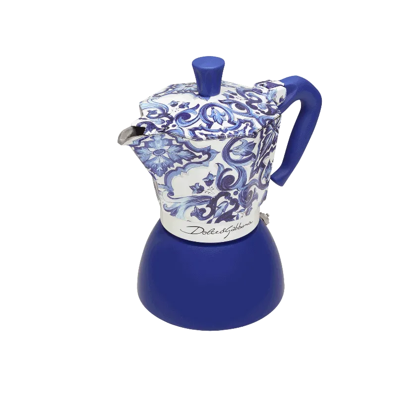 Bialetti MOKA INDUCTION 6 CUPS D&G BLU MEDITERRANEO 5357