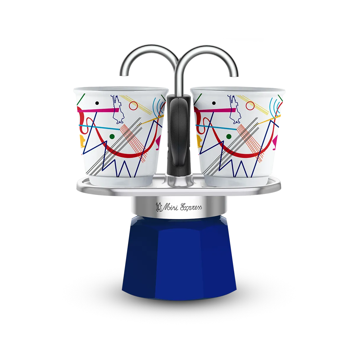Bialetti SET MINI EXPRESS KANDINSKY +2 BICCHIERINISET 1407