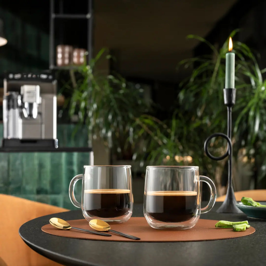 DeLonghi  Set of 2 Double Wall Mugs