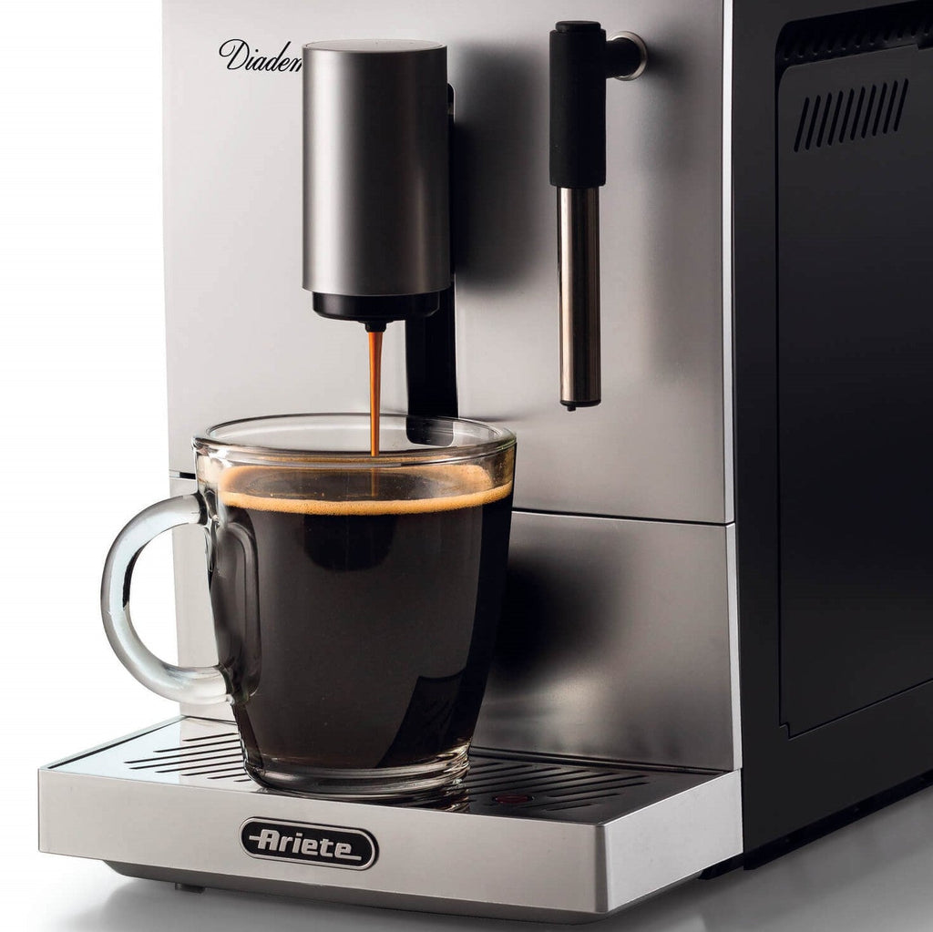 Ariete 1452 Diadema Bean To Cup Silver Espresso Coffee Machine| Open Box