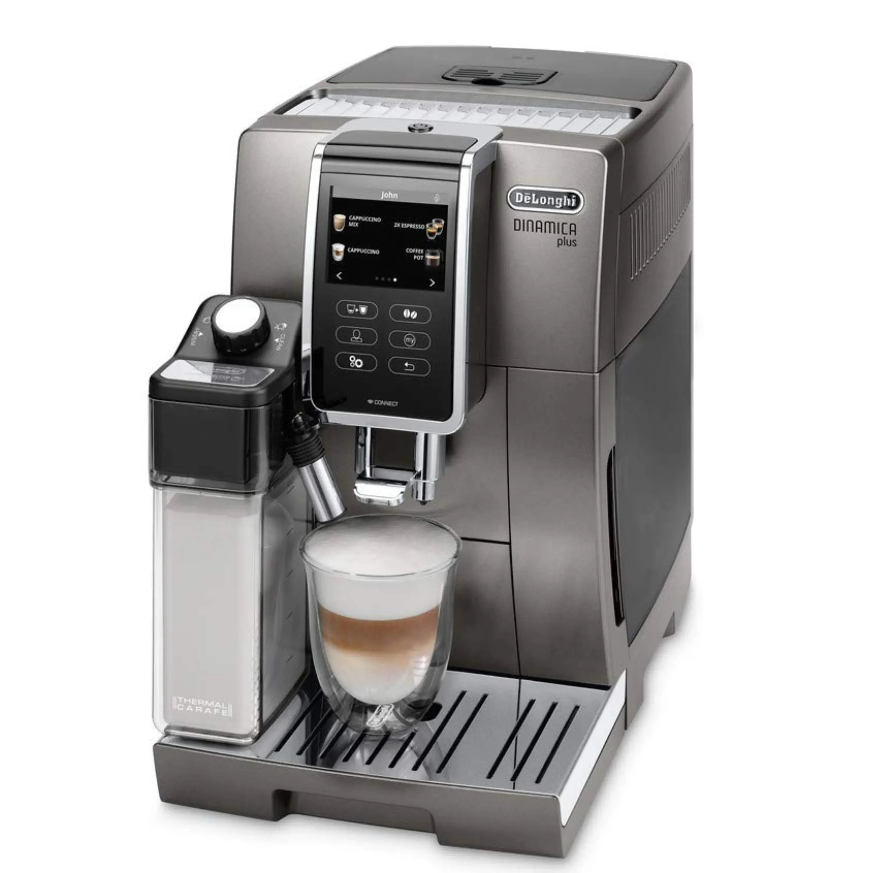 DeLonghi Dinamica Plus Ecam 370.95.T Fully Automatic Coffee Machine